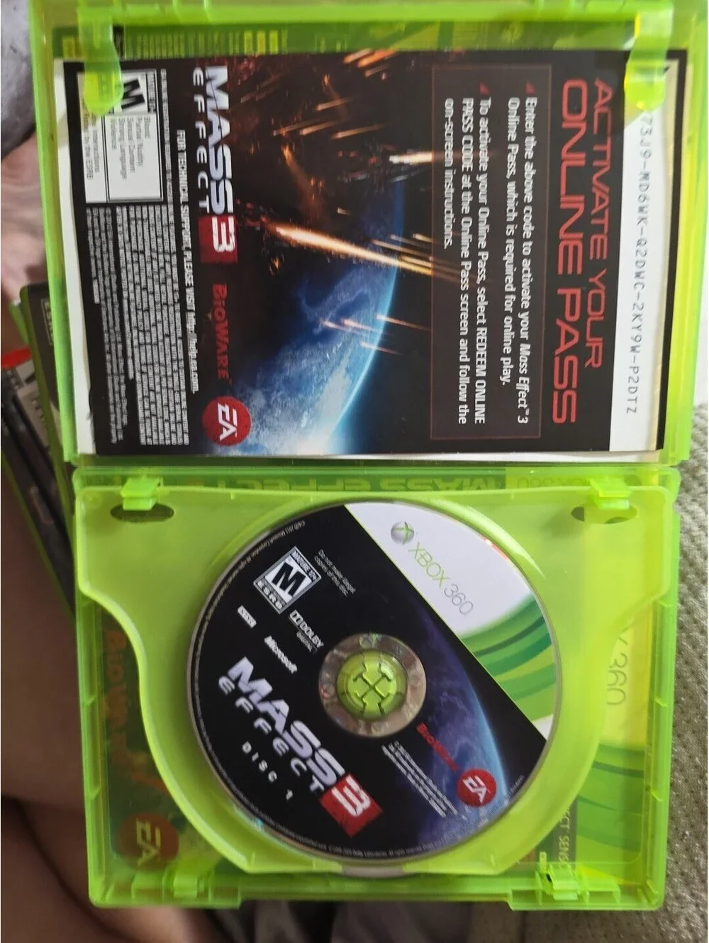 Mass Effect 3 - Microsoft Xbox 360 Tested 1Y Guarantee